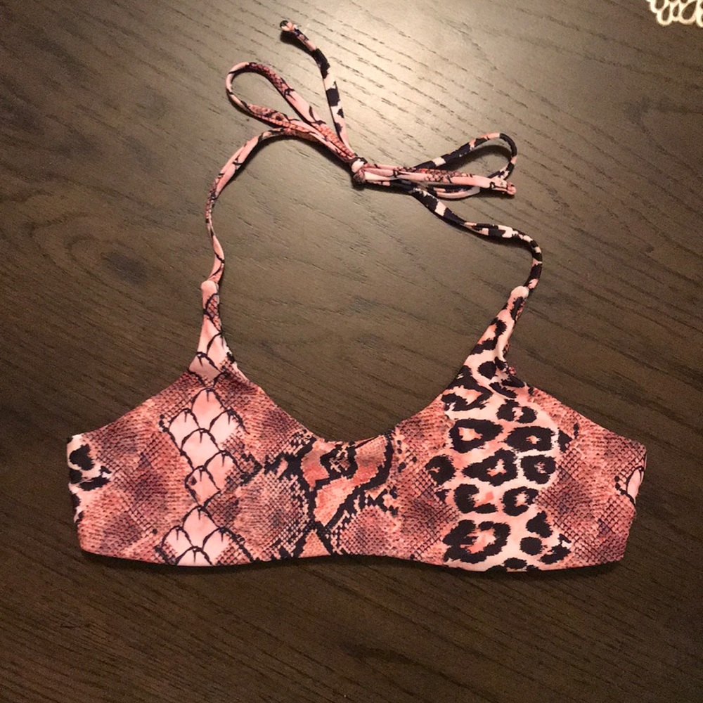 Brand new snake skin bikini top